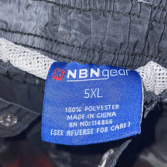 NBN Gear 5XL Red Beach Swim Trunks (Missing String/ Snap Closure intact) - Picture 5 of 8